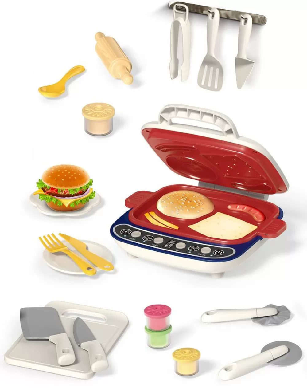 Speelset Teppanyaki Junior Wit/Rood 20-Delig^Luna Flash Sale