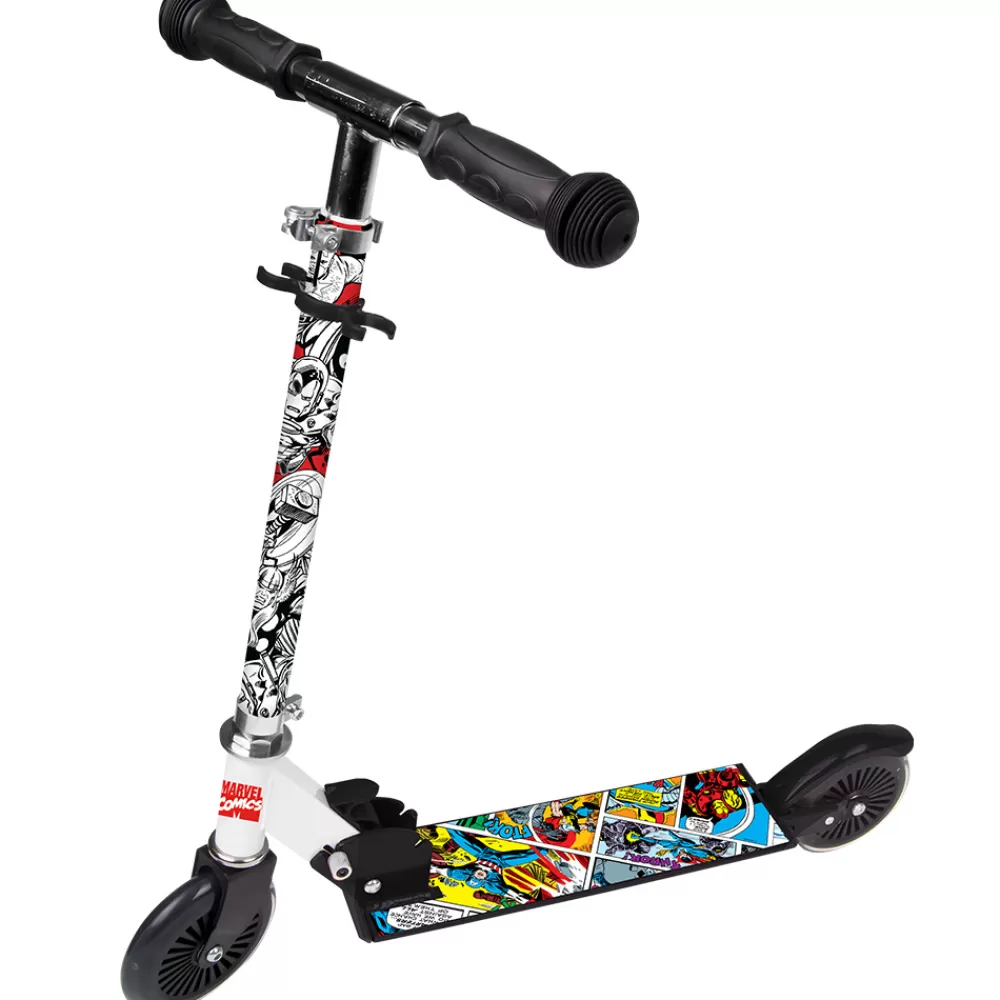 Avengers 2-Wiel Kinderstep Voetrem Jongens Zwart/Wit^Marvel Outlet