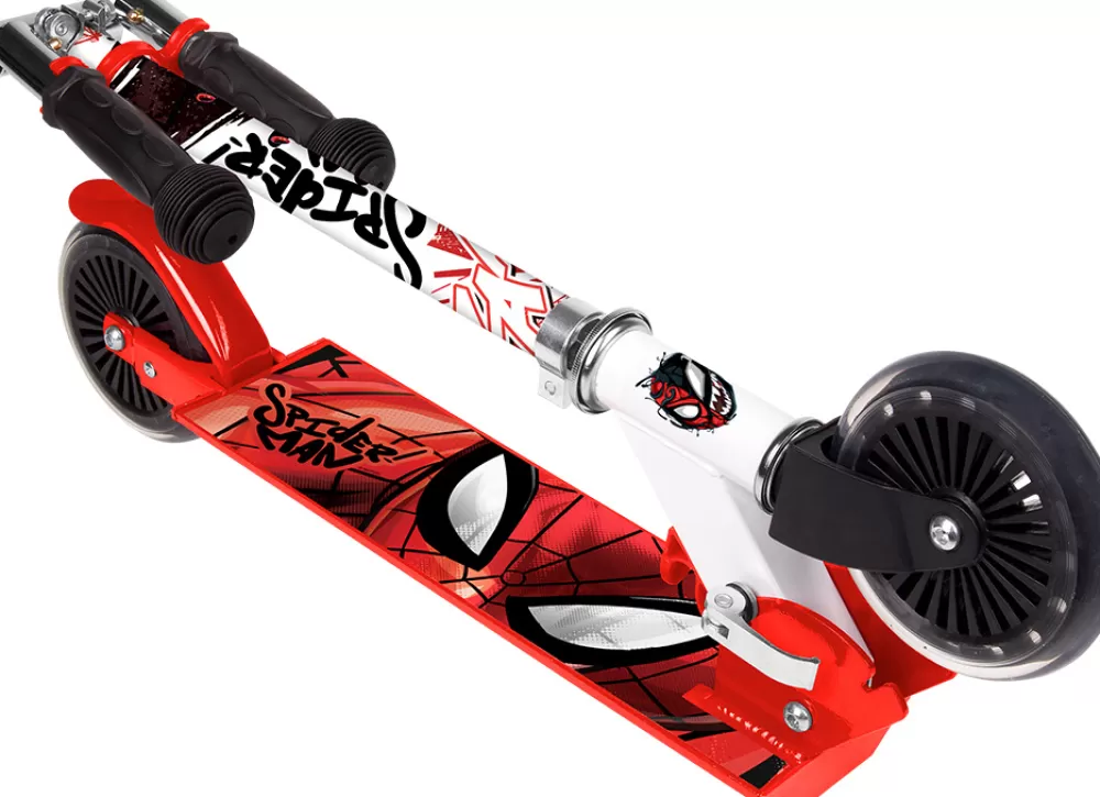 Spider-Man 2-Wiel Kinderstep Jongens Aluminium Rood^Marvel Sale