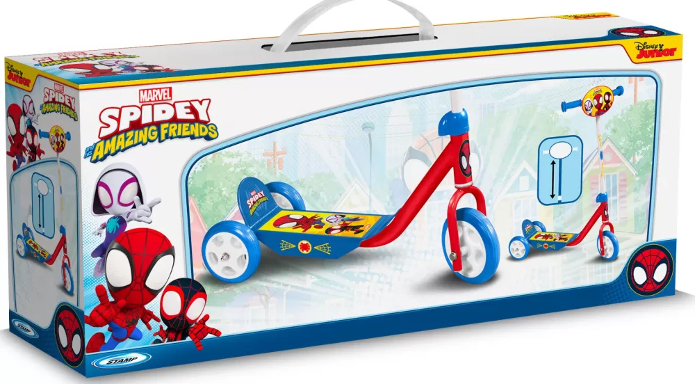 Spidey 3-Wiel Kinderstep Junior Rood/Blauw^Marvel Clearance