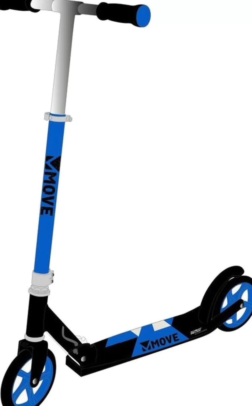 125 Junior Voetrem Junior Zwart/Blauw^Move Sale
