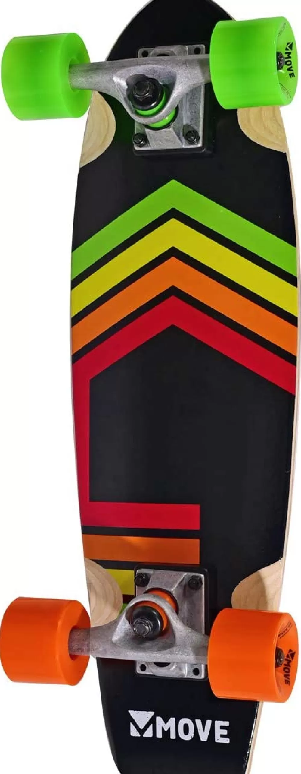 Cruiser Skateboard 59 Cm Hout/Aluminium Zwart^Move Shop