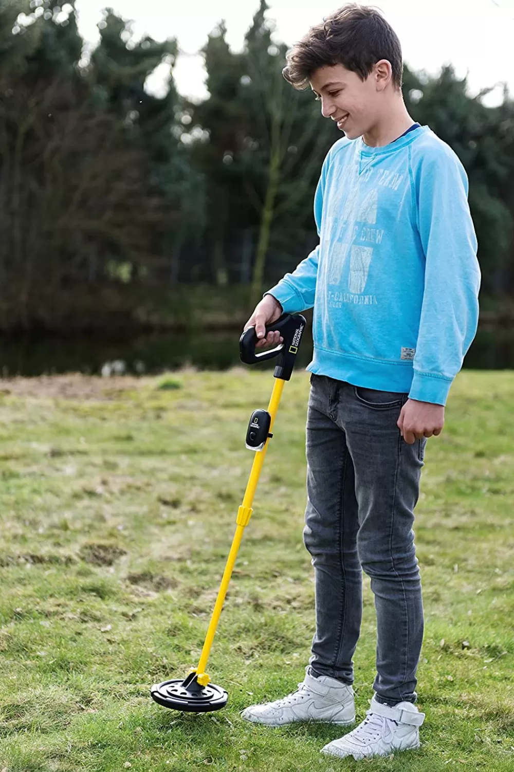 Metaaldetector 65-83 Cm 2-Delig Geel/Zwart^National Geographic Store