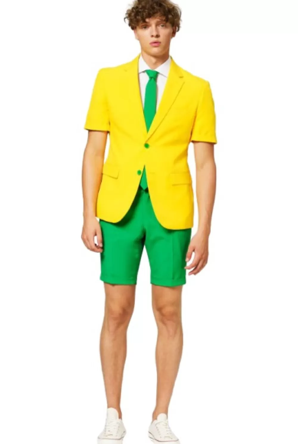 Verkleedpak Zomer Australian Heren Groen/Geel^OppoSuits Clearance