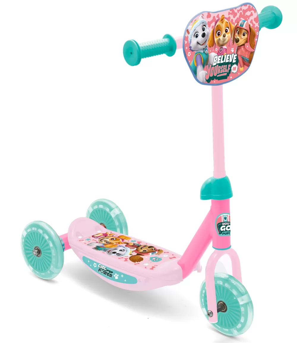 3-Wiel Kinderstep Meisjes Roze/Lichtblauw^Paw Patrol Hot