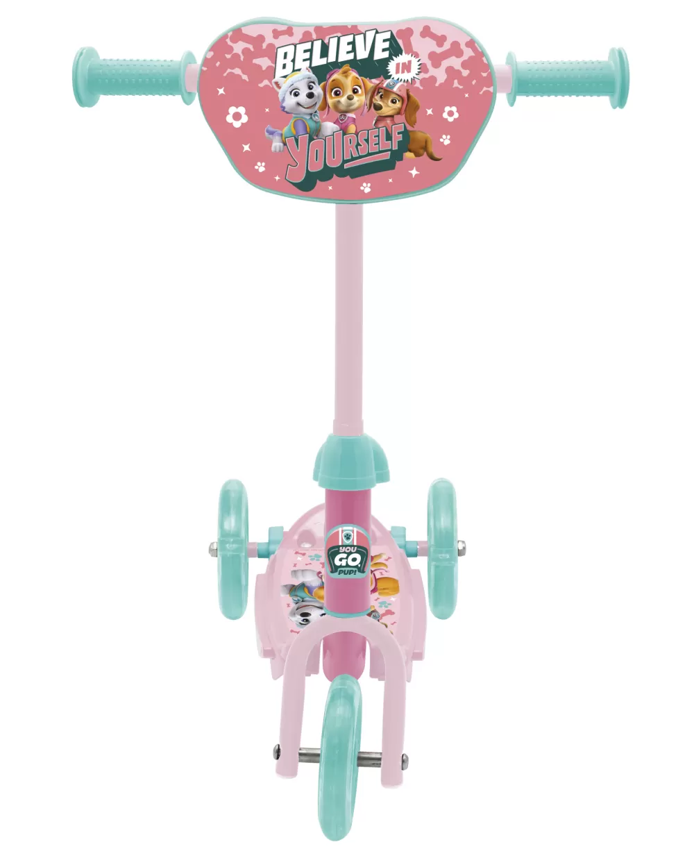 3-Wiel Kinderstep Meisjes Roze/Lichtblauw^Paw Patrol Hot