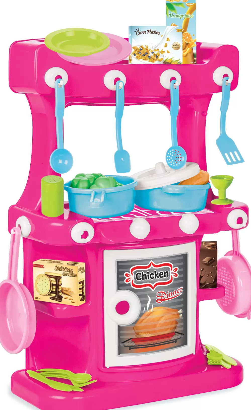 Hamarat Speelgoedkeuken Roze 44-Delig^Pilsan Discount
