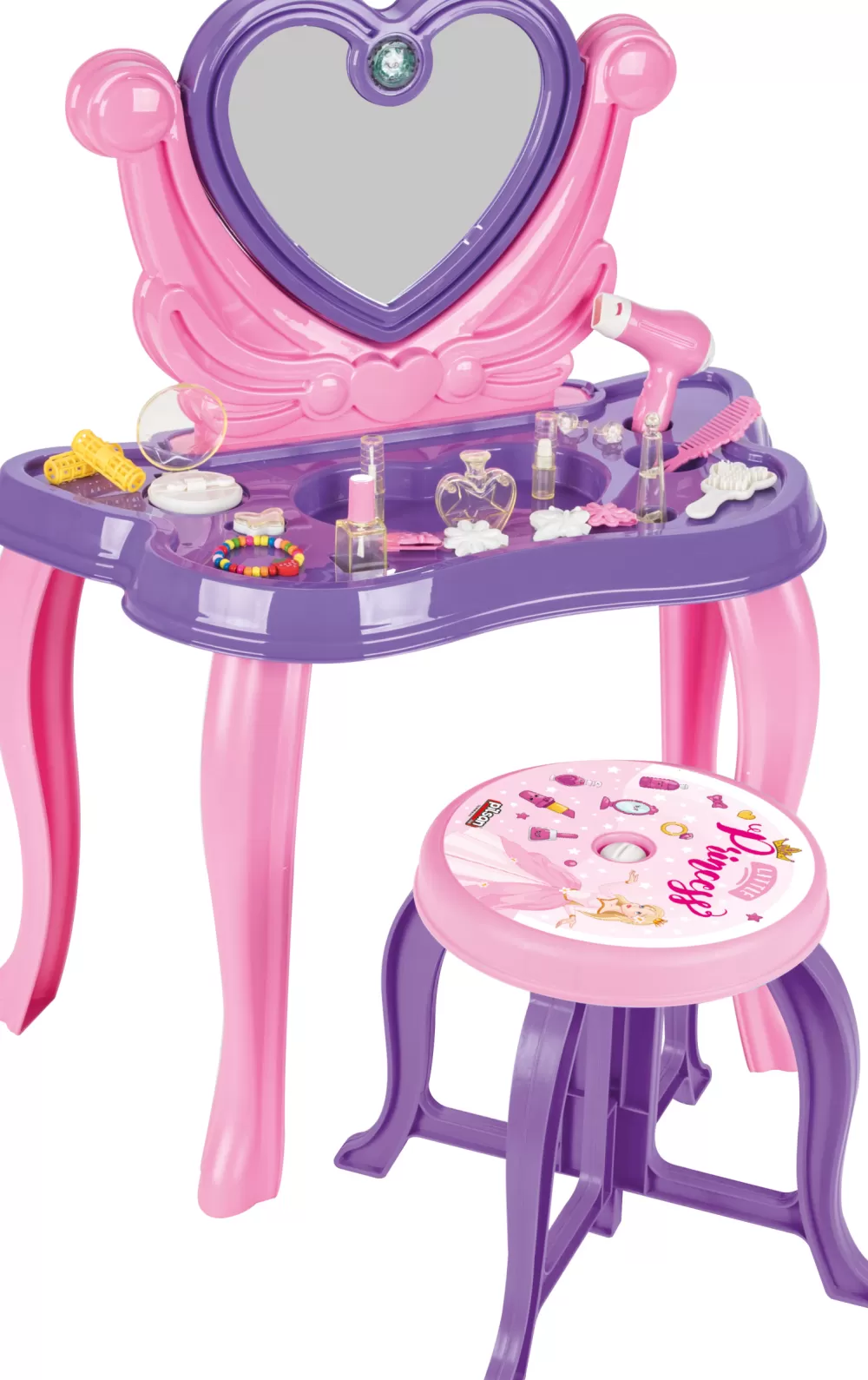 Heart Speelgoedmake-Uptafel Met Geluid Paars 21-Delig^Pilsan Sale