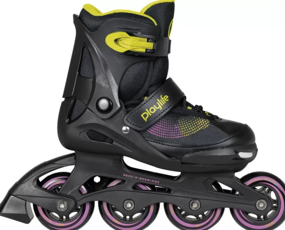 Inline Skates Joker Hardboot 82A Zwart/Geel^Playlife Outlet