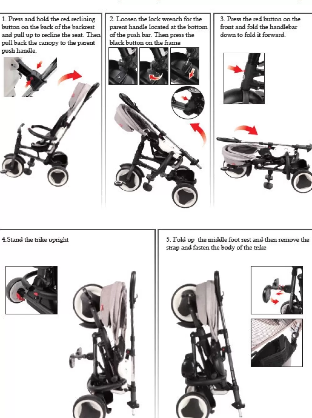 Rito Deluxe 3 In 1 Driewieler Junior Zwart/Blauw^QPlay Online