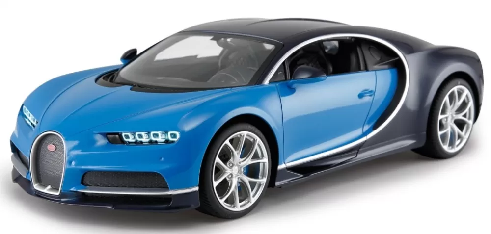 Rc Bugatti Chiron Jongens 27 Mhz 1:14 Blauw^Rastar Store
