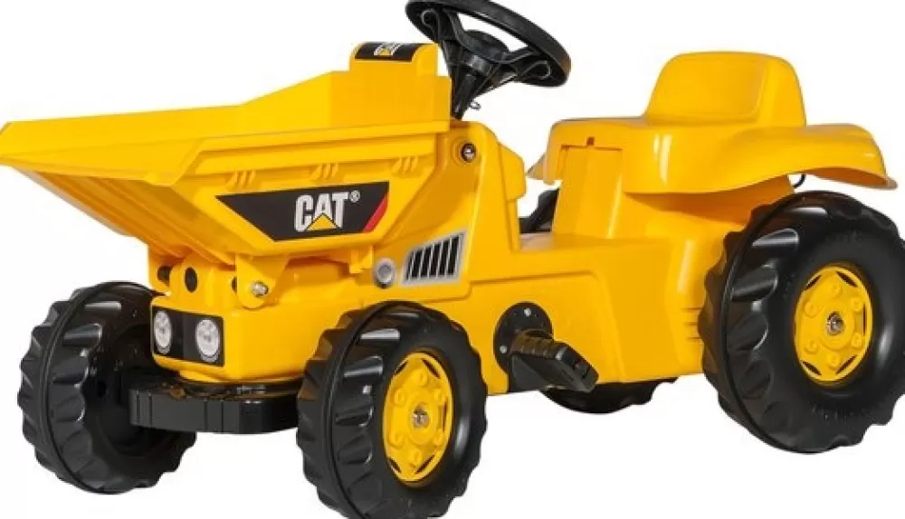 Traptractor Rollykid Dumper Cat Geel^Rolly Toys Best