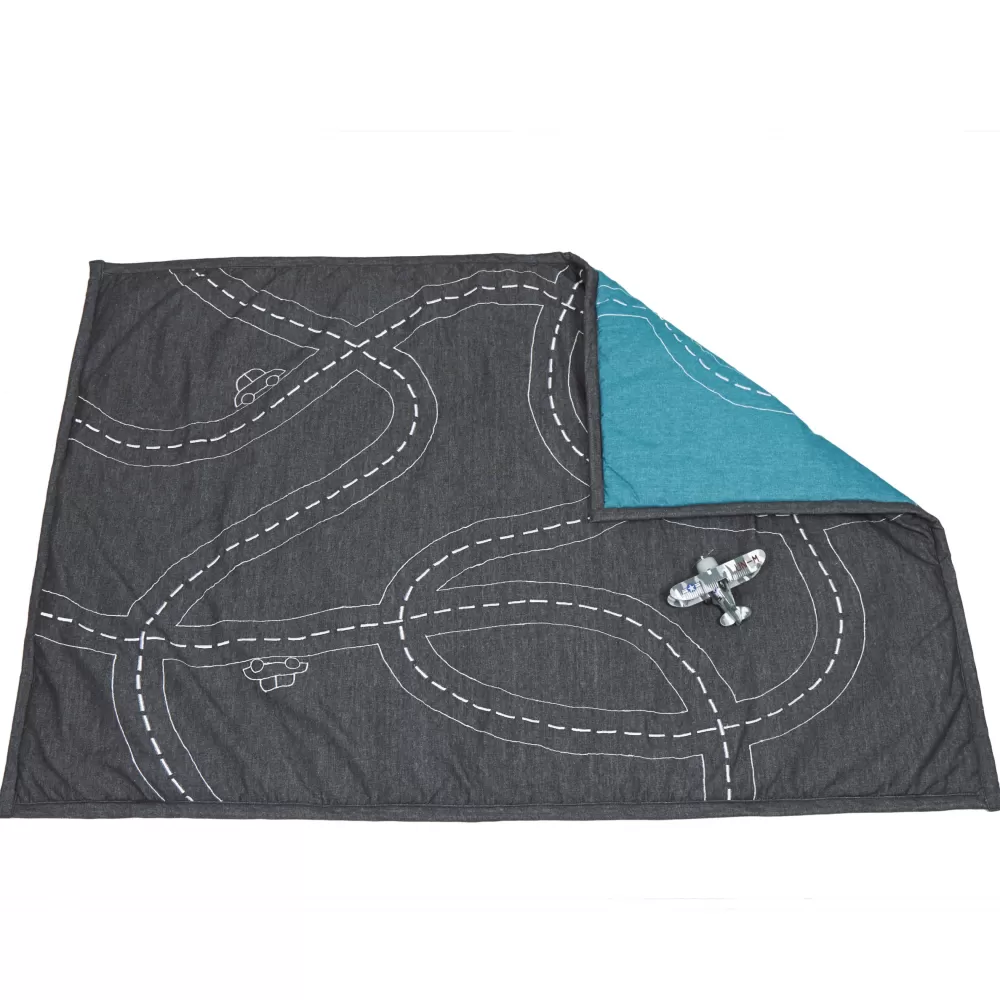 Speelmat Hello Sunshine 100 X 140 Cm Antraciet/Turquoise^Roommate Cheap