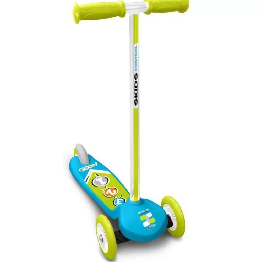 Kinderstep Jongens Vrijloop Blauw/Groen^Skids Control Best Sale