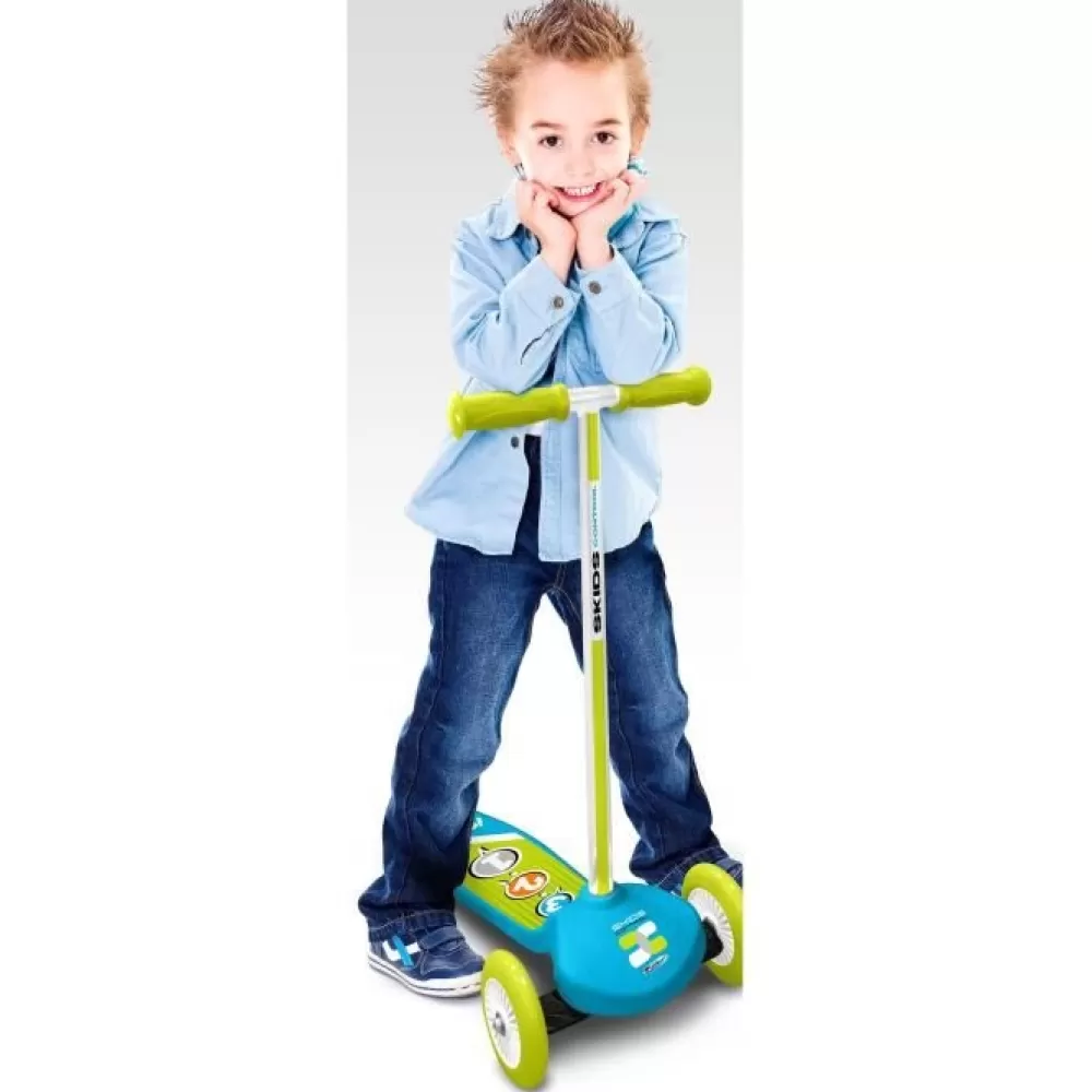 Kinderstep Jongens Vrijloop Blauw/Groen^Skids Control Best Sale