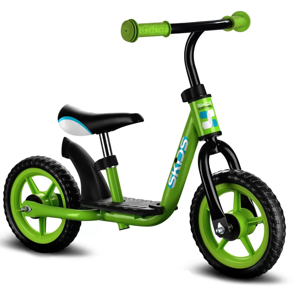 Loopfiets 10 Inch Junior Groen/Zwart^Skids Control Sale