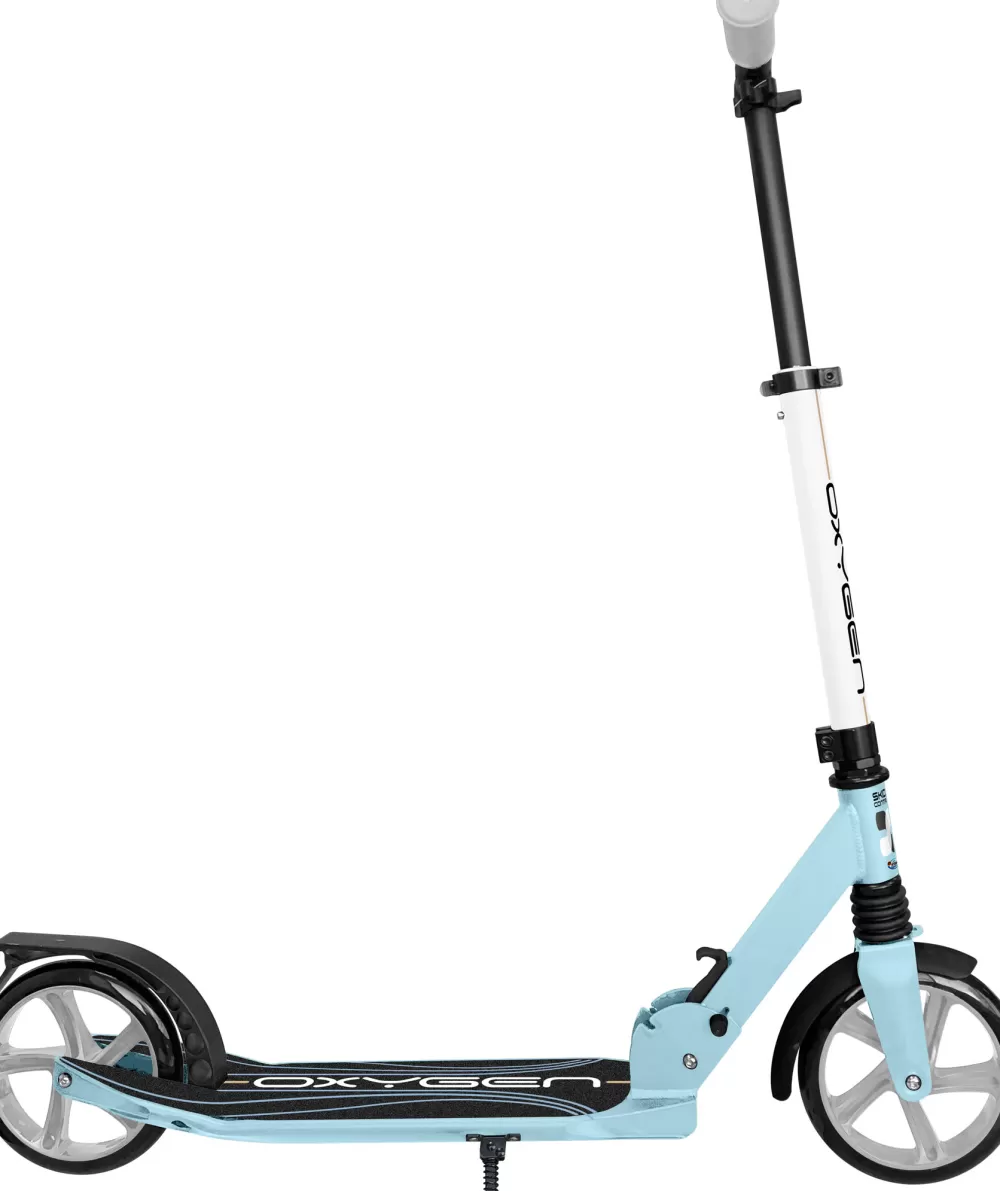 Oxygen 2-Wiel Kinderstep Opvouwbaar Voetrem Blauw^Skids Control Fashion