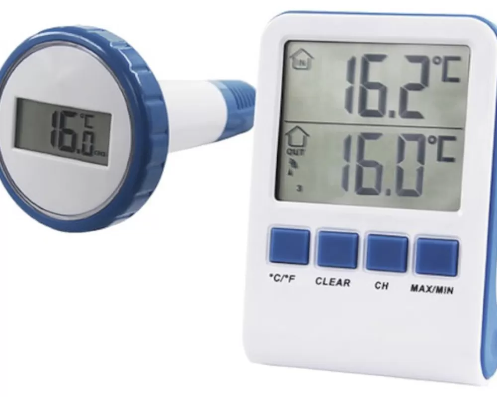 Thermometer Digitaal Wit/Blauw^Summer fun Sale