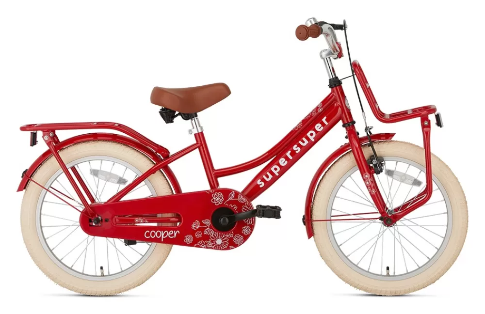 Cooper 18 Inch Meisjes Terugtraprem Rood^Supersuper Fashion