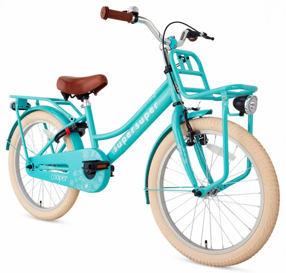 Cooper 20 Inch Meisjes Terugtraprem Turquoise^Supersuper Fashion