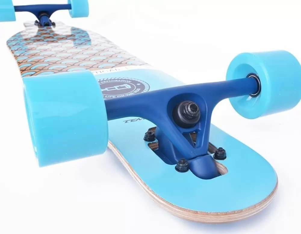 Longboard Nautical 104 X 25 Cm Blauw^Tempish Outlet