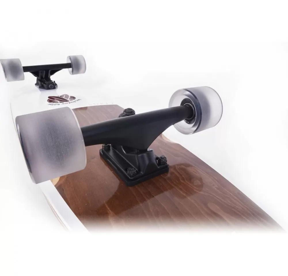 Longboard Surfy 82,5 X 23,5 Cm Wit/Bruin^Tempish Flash Sale