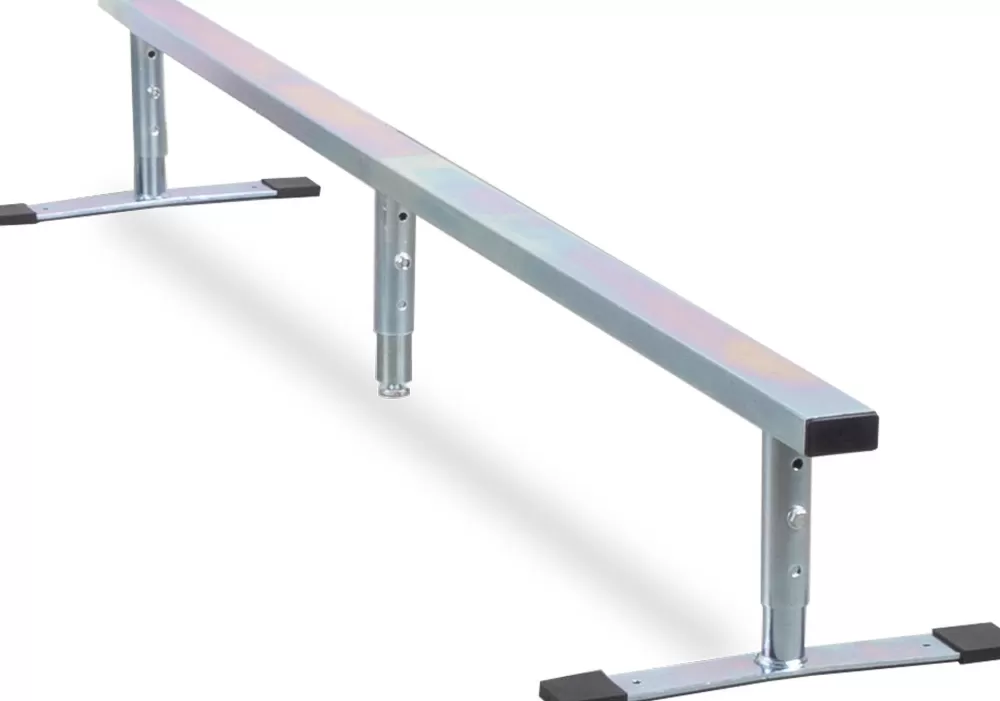 Flatbar Grindrail 185 Cm Zilver^Urban Street Ramps Outlet