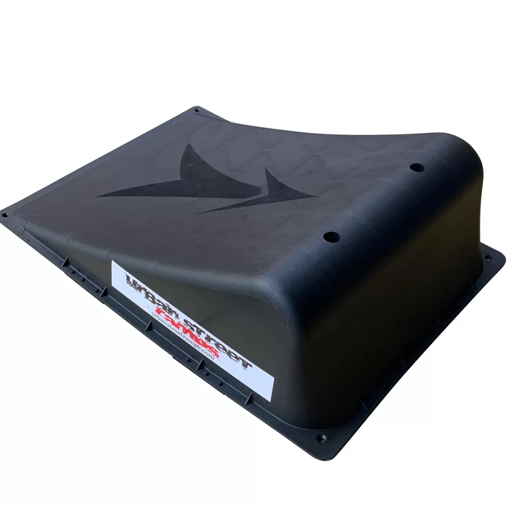 Mini Single Skateramp Zwart^Urban Street Ramps Flash Sale