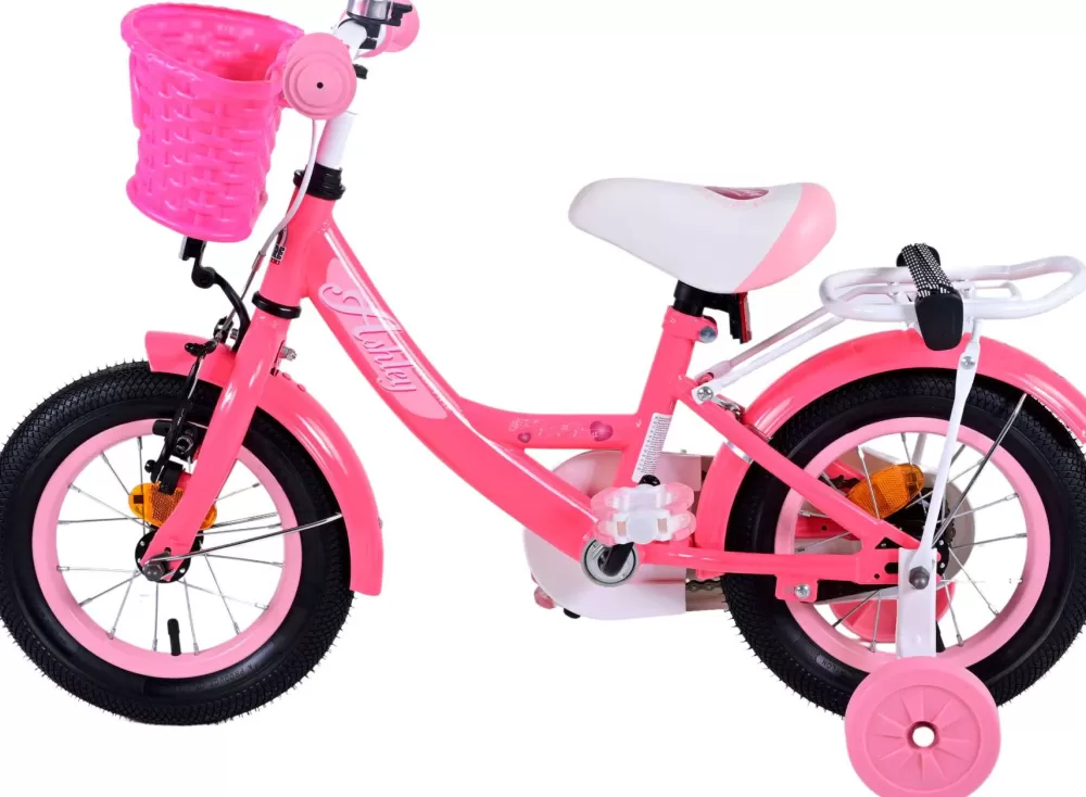 Ashley 12 Inch 21,5 Cm Meisjes Terugtraprem Donkerroze^Volare Fashion