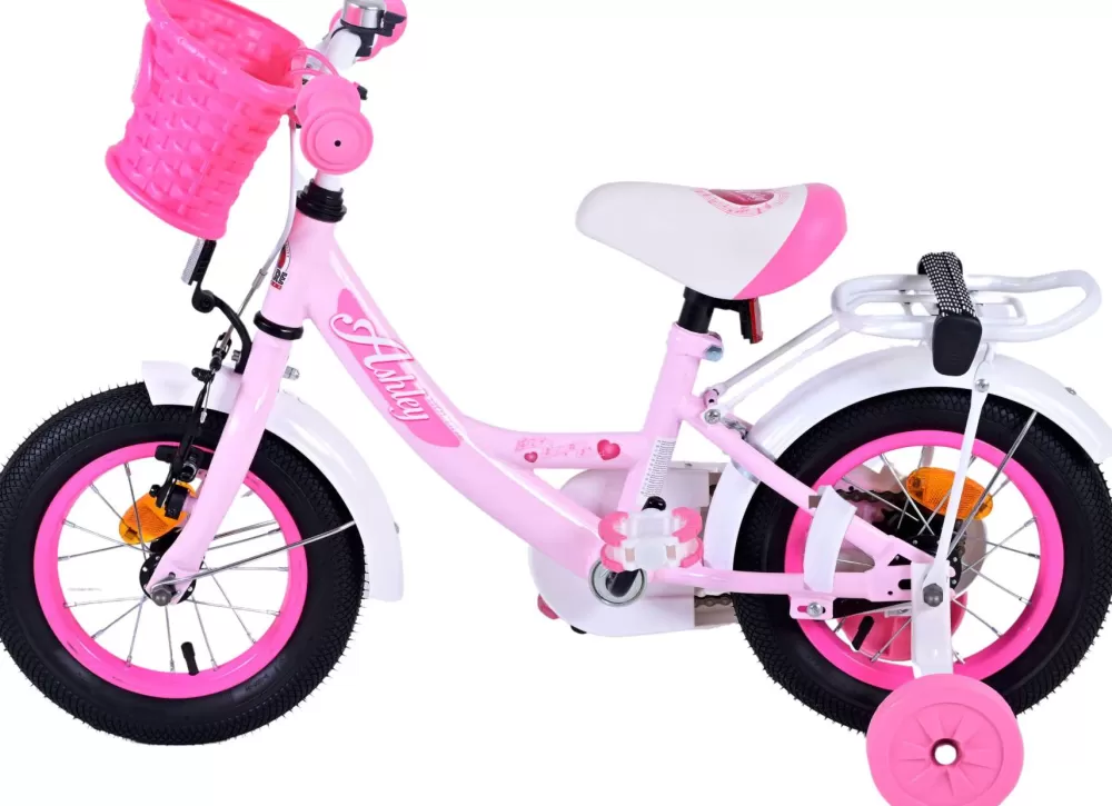 Ashley 12 Inch 21,5 Cm Meisjes Terugtraprem Lichtroze/Wit^Volare Fashion