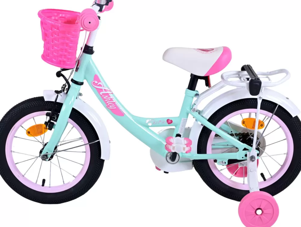 Ashley 14 Inch 22,5 Cm Meisjes Terugtraprem Mintgroen/Wit^Volare Outlet