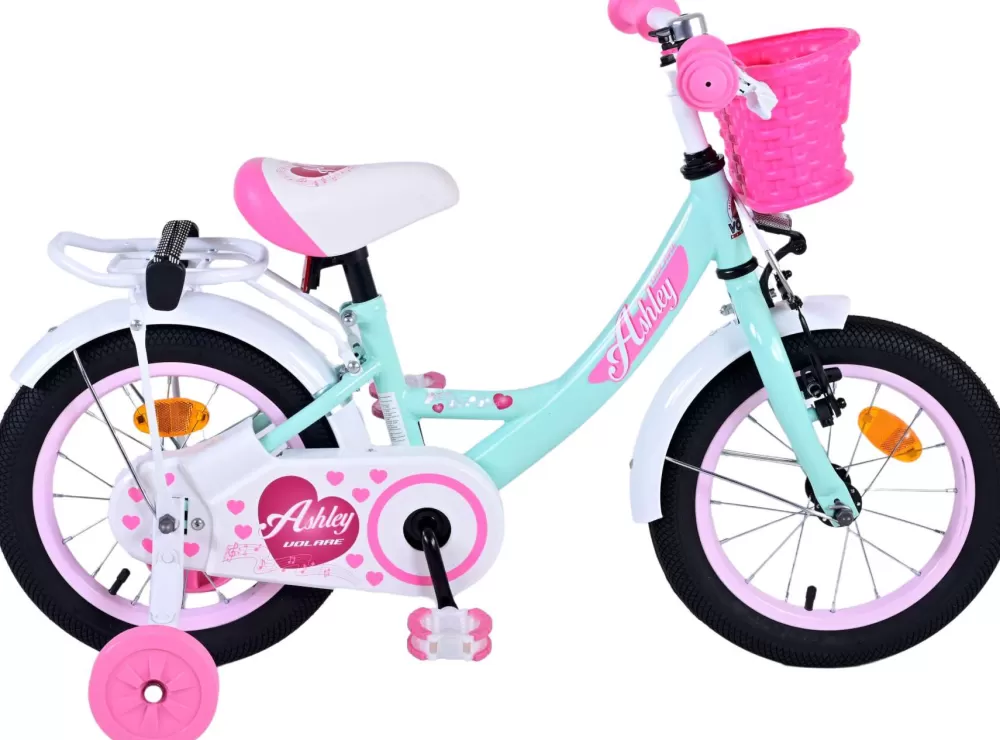Ashley 14 Inch 22,5 Cm Meisjes Terugtraprem Mintgroen/Wit^Volare Outlet
