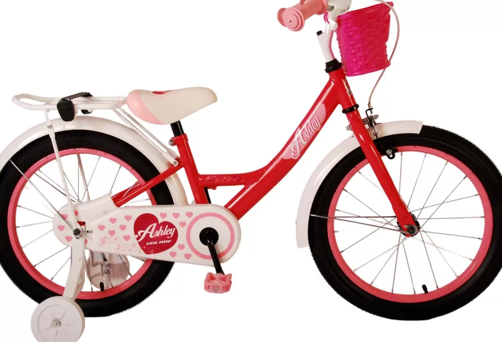 Ashley 18 Inch Meisjes Terugtraprem Donkerroze^Volare Fashion