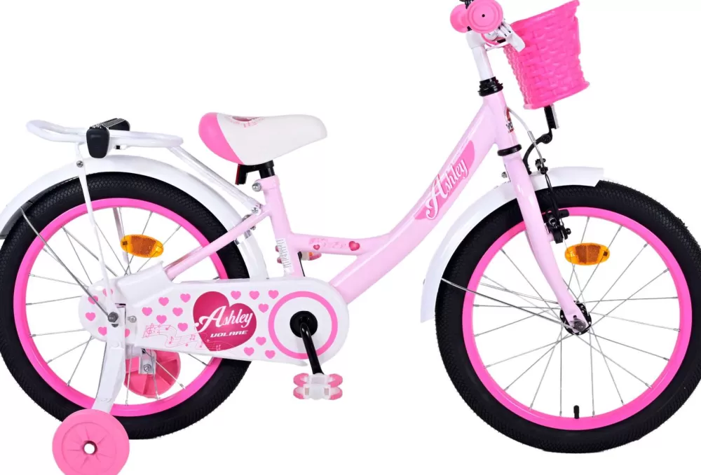 Ashley 18 Inch Meisjes Terugtraprem Lichtroze/Wit^Volare Outlet