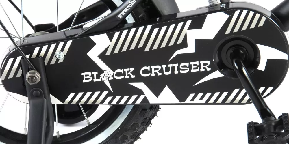 Black Cruiser 14 Inch 25 Cm Jongens Terugtraprem Matzwart^Volare Online