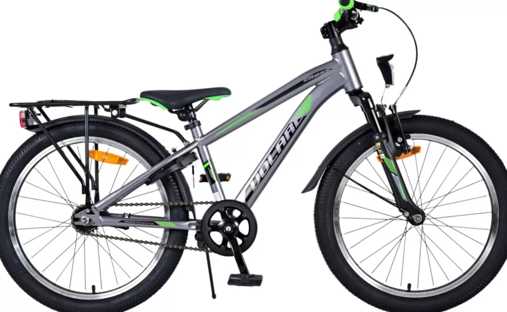 Cross 20 Inch Jongens Terugtraprem Grijs/Zwart^Volare Flash Sale