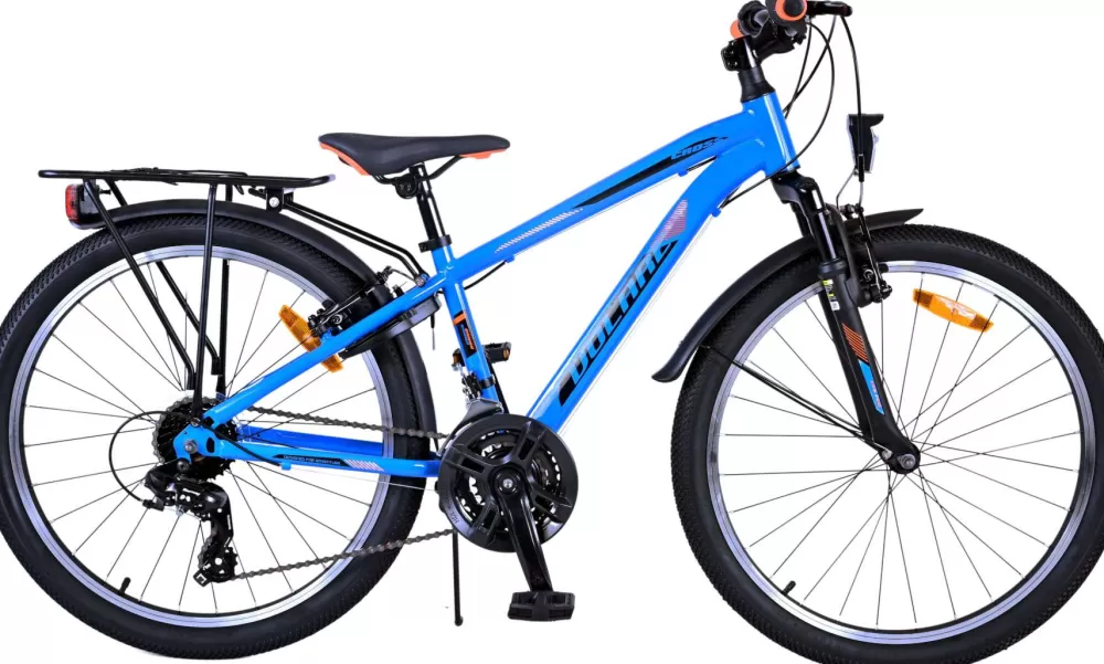 Cross 24 Inch Jongens 18V V-Brakes Blauw/Zwart^Volare Shop