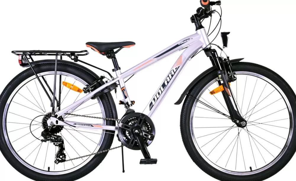 Cross 24 Inch Jongens 18V V-Brakes Zilver/Zwart^Volare Discount