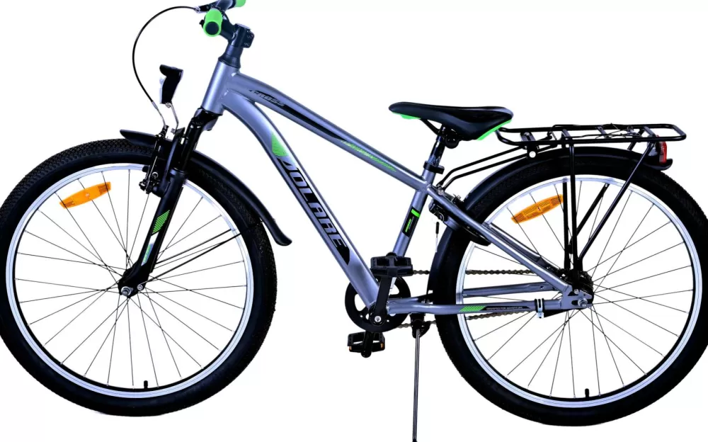 Cross 24 Inch Jongens Terugtraprem Grijs/Zwart^Volare Hot