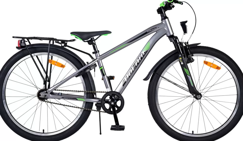 Cross 24 Inch Jongens Terugtraprem Grijs/Zwart^Volare Hot