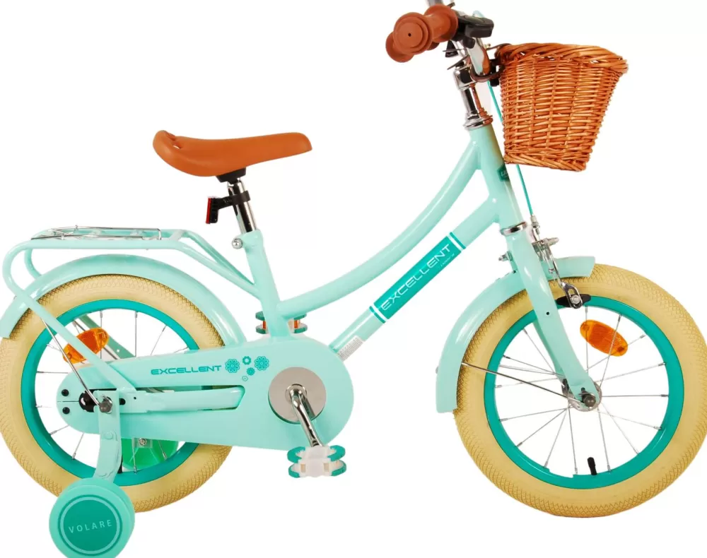 Excellent 14 Inch Meisjes Terugtraprem Mintgroen^Volare Best