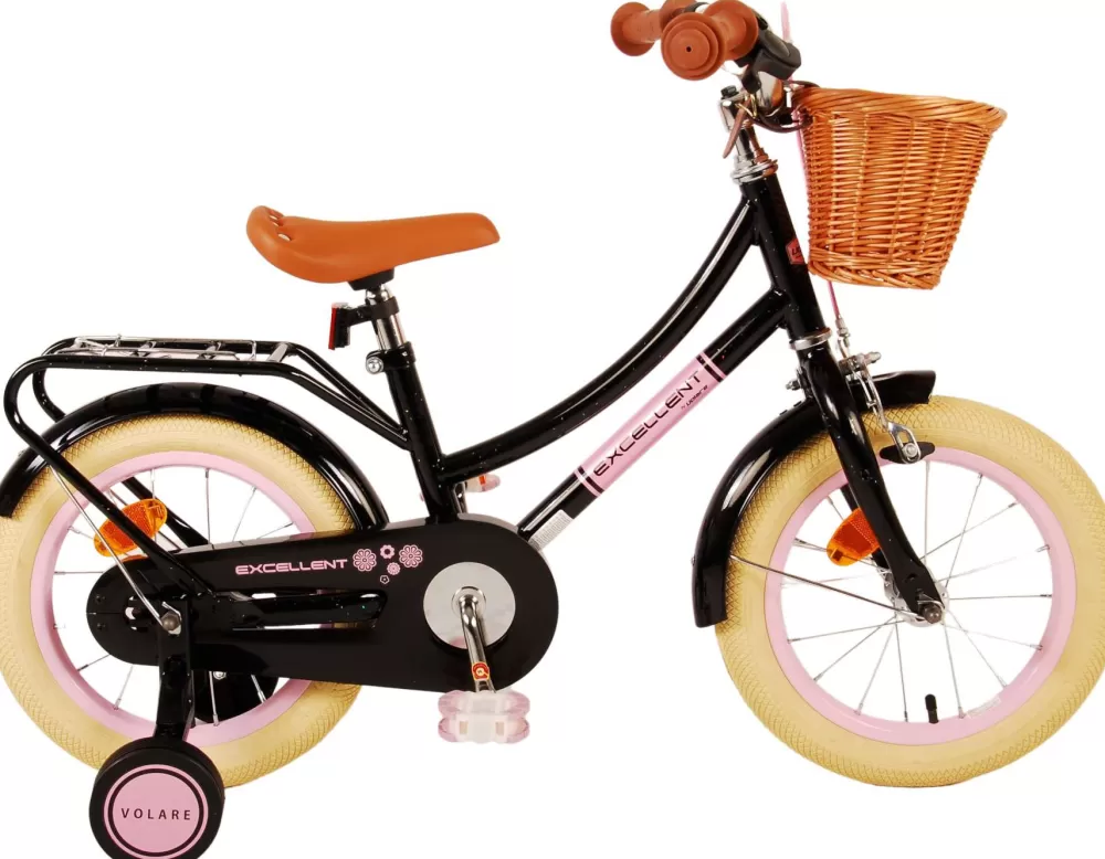 Excellent 14 Inch Meisjes Terugtraprem Zwart^Volare Best