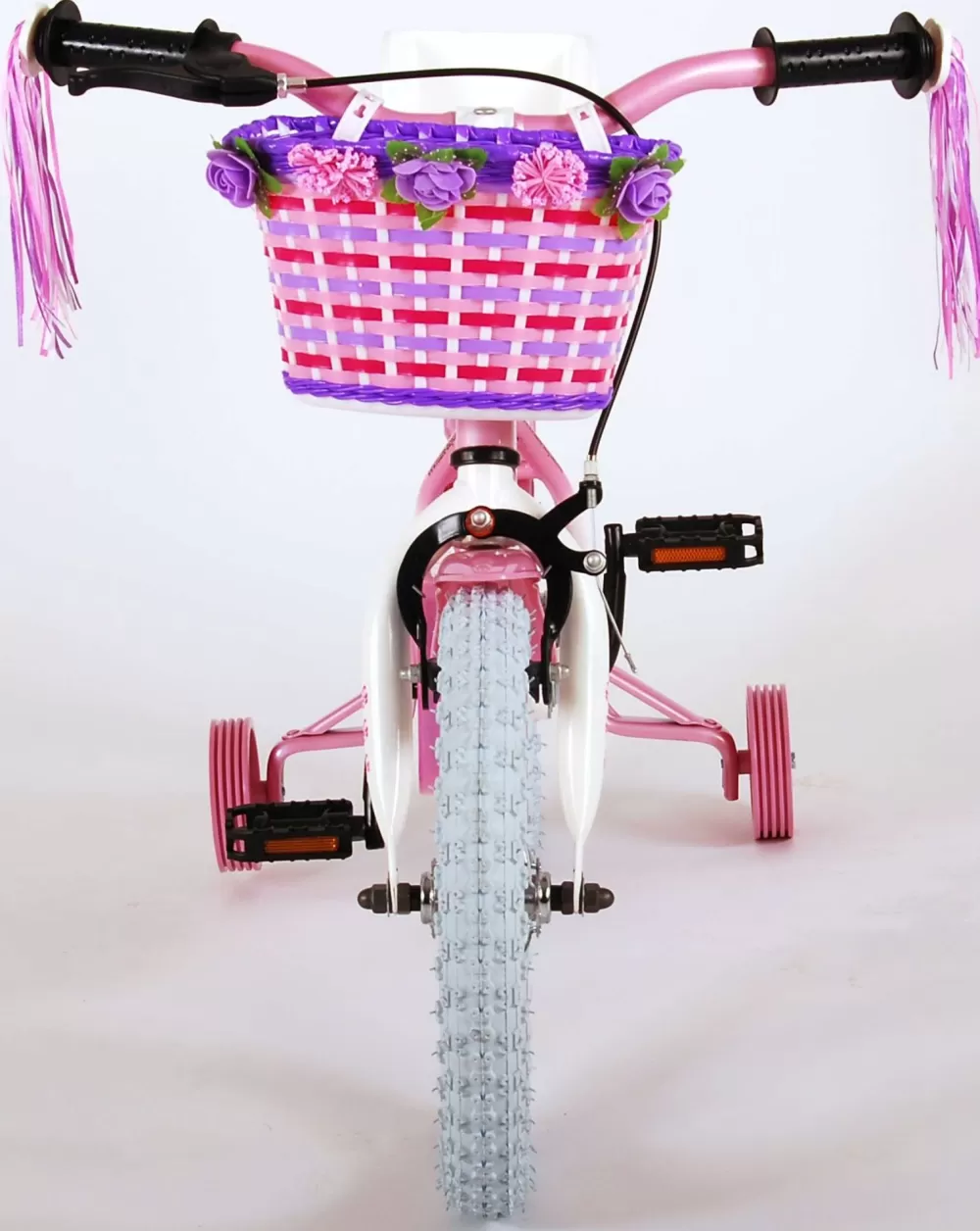 Rose 14 Inch 23,5 Cm Meisjes Terugtraprem Wit/Roze^Volare Store