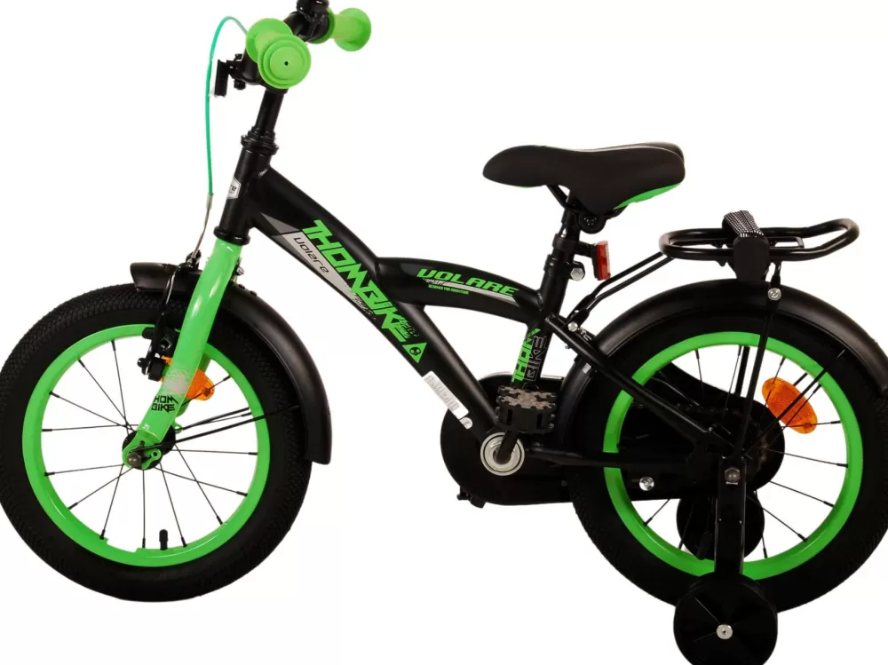 Thombike 14 Inch 22,5 Cm Jongens Terugtraprem Zwart/Groen^Volare Cheap