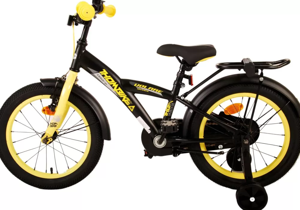 Thombike 16 Inch Jongens Terugtraprem Zwart/Geel^Volare Best Sale