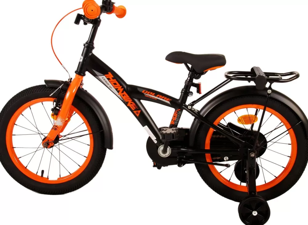 Thombike 16 Inch Jongens Terugtraprem Zwart/Oranje^Volare Outlet