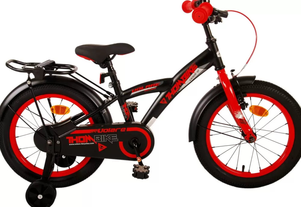 Thombike 16 Inch Jongens Terugtraprem Zwart/Rood^Volare Flash Sale