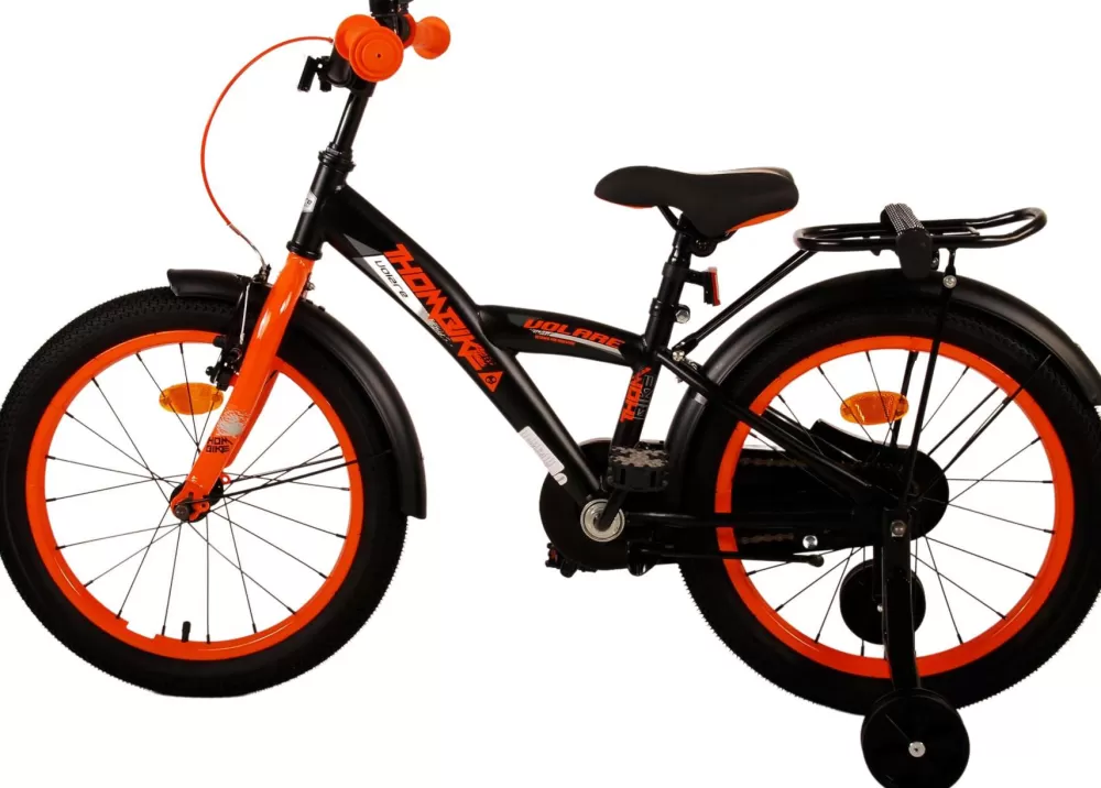 Thombike 18 Inch Jongens Terugtraprem Zwart/Oranje^Volare Flash Sale