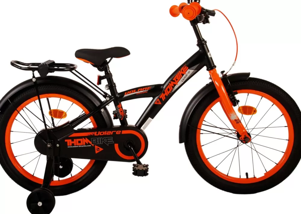 Thombike 18 Inch Jongens Terugtraprem Zwart/Oranje^Volare Flash Sale