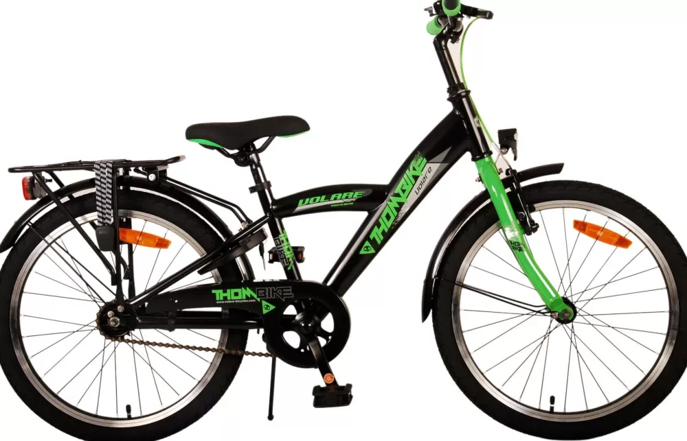Thombike 20 Inch Jongens Terugtraprem Zwart/Groen^Volare Online